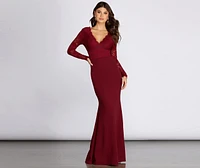Luciana Formal Lace Mermaid Dress