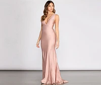 Alessi Lace Back Mermaid Dress