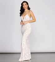 Fritzy Sequin Mermaid Dress