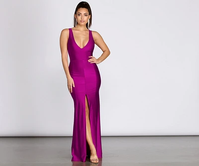 Sami Lace Up Mermaid Dress