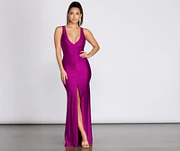 Sami Lace Up Mermaid Dress
