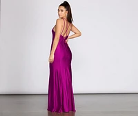 Sami Lace Up Mermaid Dress