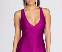 Sami Lace Up Mermaid Dress