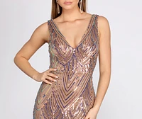 Ruby Formal Sleeveless Sequin Dress