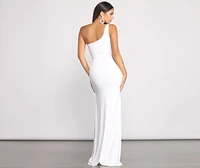 Janie Formal One Shoulder Dress