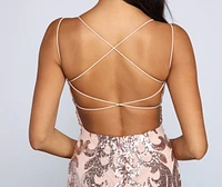 Lila Formal Open-Back Sequin Mermaid Dress