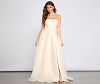 Zora Formal Strapless A-Line Dress