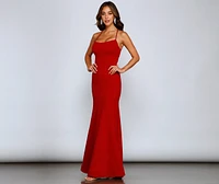 Eden Formal Lace-Up Mermaid Dress