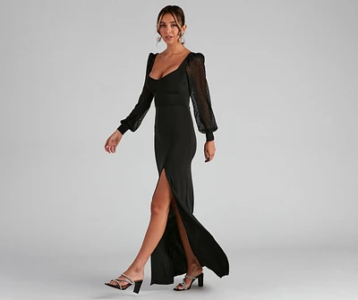 Delanie Formal High Slit Mermaid Dress