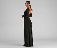 Delanie Formal High Slit Mermaid Dress