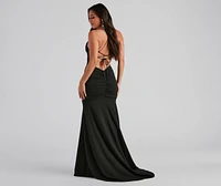 Kaiana Formal Crepe Mermaid Dress