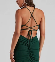 Kaiana Formal Crepe Mermaid Dress