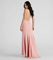 Maves Formal High Slit Mermaid Dress