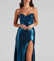 Dorothea Formal Sequin Mermaid Dress