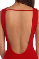 Bailey Open Back Crepe Dress