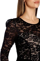 Kennedi Lace Illusion Dress