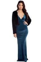 Aliyah Velvet Formal Mermaid Dress