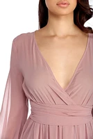 Emilia Chiffon Wrap Dress
