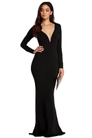 Lucy Plunging Mermaid Dress