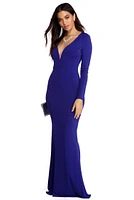 Lucy Plunging Mermaid Dress