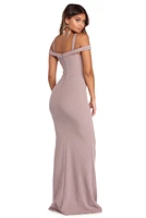Larissa Off The Shoulder Formal Dress