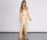 Anastasia Lace Formal Dress