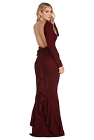 Liza Formal Ruffle Glitter Dress