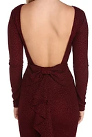 Liza Formal Ruffle Glitter Dress