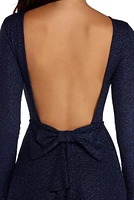 Liza Formal Ruffle Glitter Dress