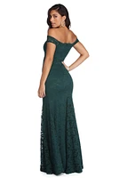 Amy Formal Scalloped Lace Dress