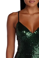 Celeste Sparkling Siren Evening Dress