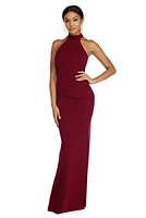 Roseanne Formal Chiffon Rosette Dress