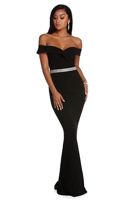 Irene Formal Studded Jewel Dress
