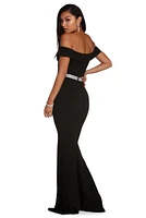 Irene Formal Studded Jewel Dress