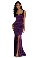 Nora Formal Satin Dress