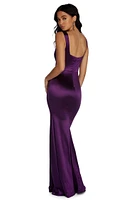 Nora Formal Satin Dress