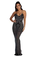 Deena Heat Wave Mesh Dress