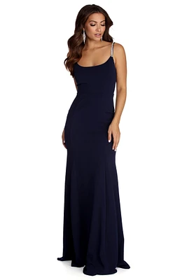 Natalie Formal Rhinestone Mermaid Dress