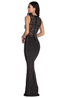 Angelina Formal Heat Stone Dress