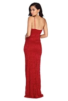 Selene Formal Scalloped Lace Dress