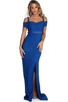 Nyla Formal High Slit Bandage Dress