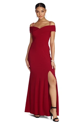 Leighanne Formal Off The Shoulder Dress