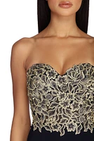 Angela Formal Embroidered Floral Dress