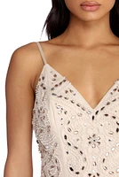 Giana Formal High Slit Beaded Dress