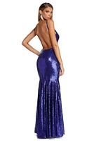 Janessa Open Back Sequin Dress