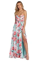 Rosalie Formal Floral Chiffon Dress