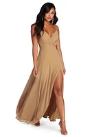 Melany Formal High Slit Dress