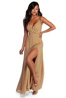 Melany Formal High Slit Dress