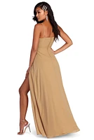Melany Formal High Slit Dress