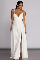 Melany Formal High Slit Dress